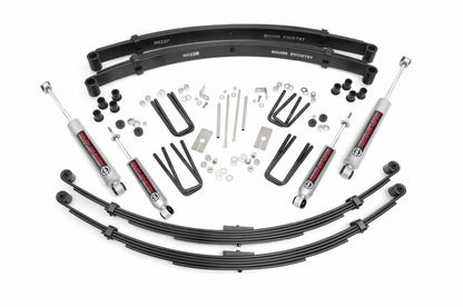 Fits Toyota Truck 4WD (1979-1983) 3 Inch Lift Kit; RR Springs; 71030