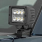 Fits Ford F-150 (15-24) LED Light; Ditch Mount; 2" Chrome Pair; Wide Angle 71033
