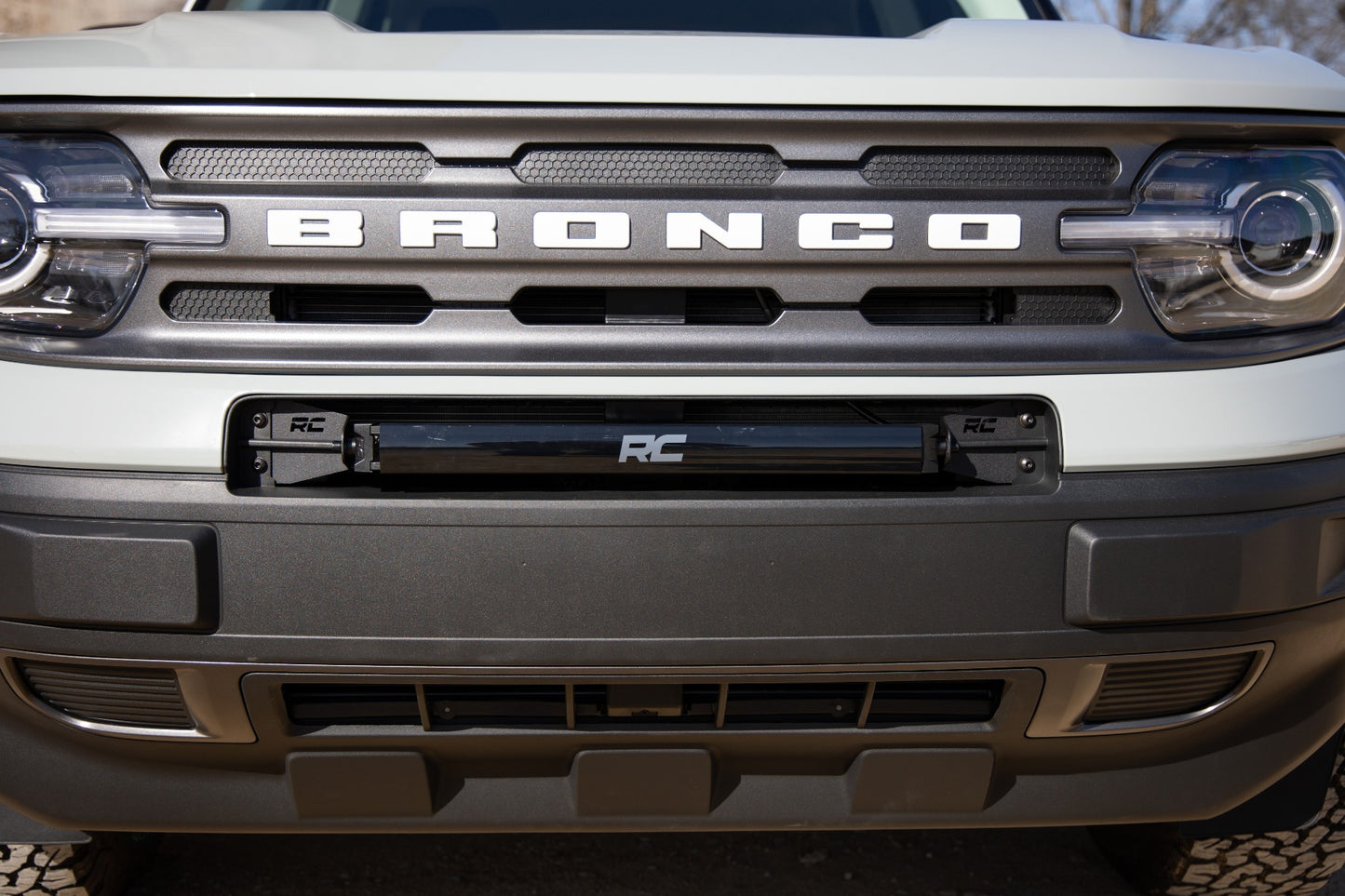 Fits Ford Bronco Sport(21-24) LED Light Bumper Mount 20" Black Single Row 71036