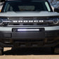 Fits Ford Bronco Sport(21-24) LED Light Bumper Mount 20" Black Single Row 71036