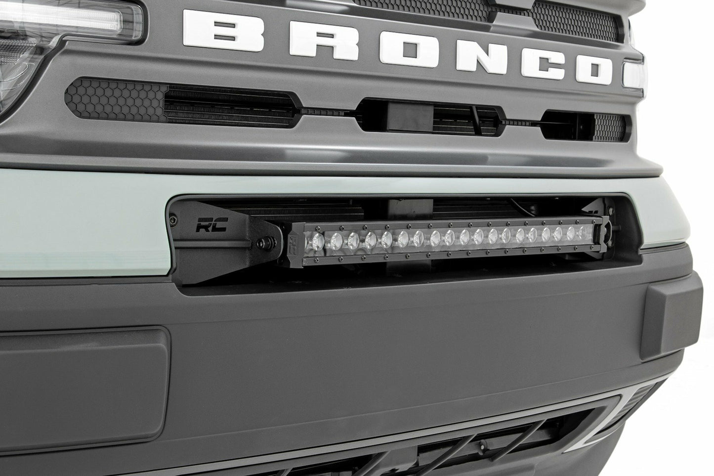 Fits Ford Bronco Sport(21-24) LED Light Bumper Mount 20" Black Single Row 71036