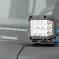 Fits Ford Bronco 4WD (21-24) LED Light Kit Ditch Mount 2" Chrome Pair Wide 71050