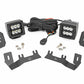 Fits Chevy/GMC 1500(14-18 & Classic) LED Ditch Light 2in Black Pair Spot 71052
