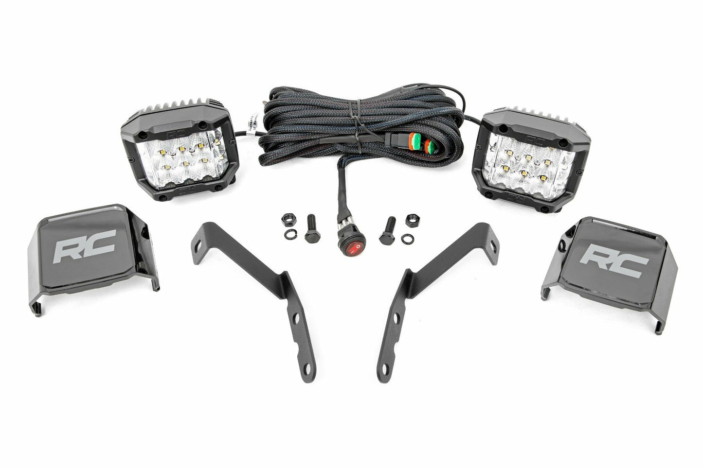 Fits Chevy 1500 & Chevy 2500HD (07-14) LED Light Ditch Mount 3" OSRAM Wide 71062
