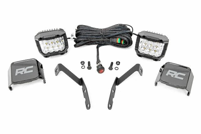 Fits Chevy 1500 & Chevy 2500HD (07-14) LED Light Ditch Mount 3" OSRAM Wide 71062