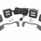 Fits Nissan Frontier (22-24) LED Light Kit Ditch Mount 2" Black Pair Spot 71064