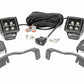 Fits Nissan Frontier(22-24) LED Light Ditch Mount 2" Black Pair Amber DRL 71067