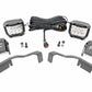 Fits Nissan Frontier (22-24) LED Light Kit; Ditch Mount; 3" OSRAM; Wide; 71068
