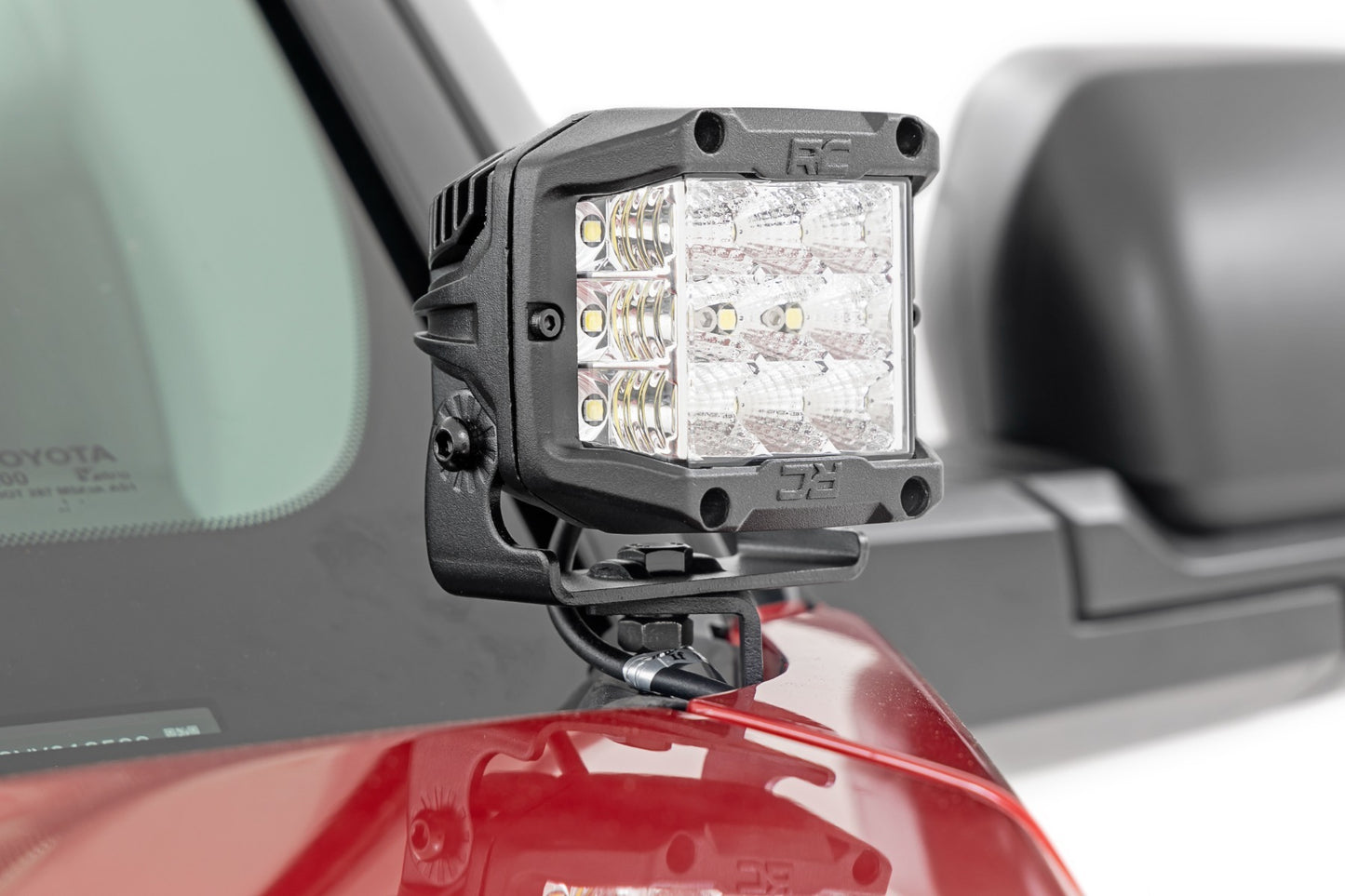 Fits Toyota Tundra(22-24) LED Light Ditch Mount 2" Black Pair Amber DRL 71074