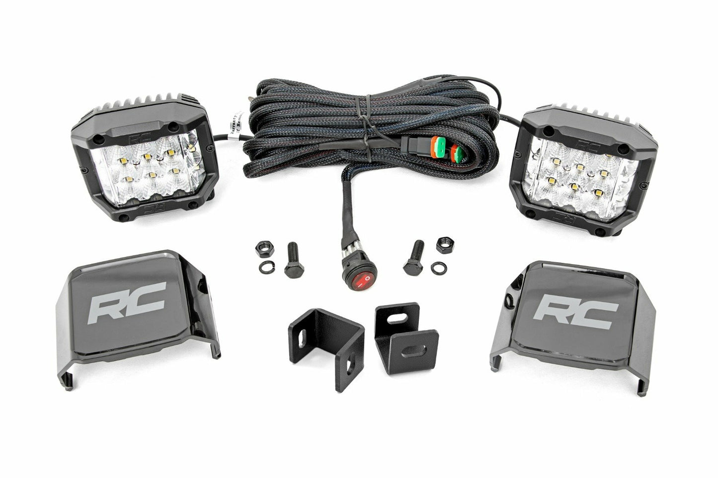 Fits Toyota Tundra 2&4WD (22-24) LED Light Kit Ditch Mount 3" OSRAM Wide 71075