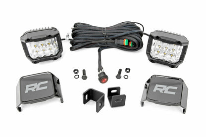 Fits Toyota Tundra 2&4WD (22-24) LED Light Kit Ditch Mount 3" OSRAM Wide 71075