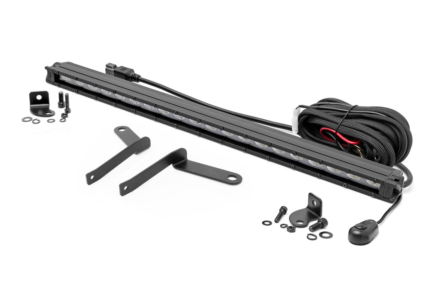 Fits Toyota Tundra (22-24) LED Light Kit; Bumper Mount; 20" Black Line; 71077