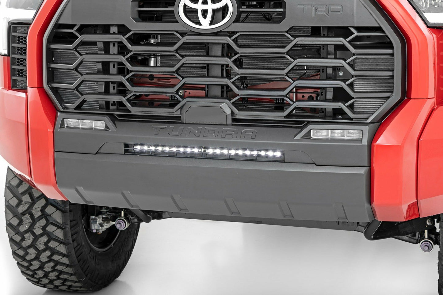 Fits Toyota Tundra (22-24) LED Light Kit; Bumper Mount; 20" Black Line; 71077
