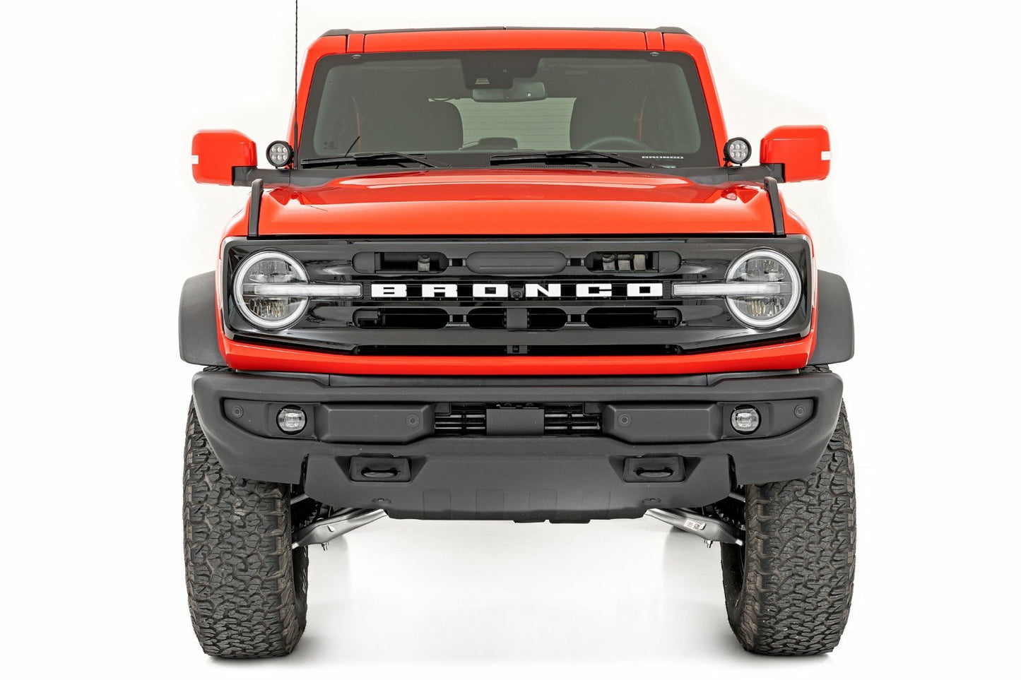 Fits Ford Bronco(21-24) LED Light Ditch Mount 3.5" Black Round Pair DRL 71078