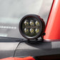 Fits Ford Bronco(21-24) LED Light Ditch Mount 3.5" Black Round Pair DRL 71078