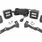 Fits Toyota Tacoma (16-23) LED Light Kit; Ditch Mount; 2" Black Pair; Spot 71080