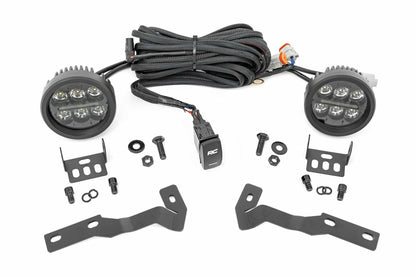 Fits Tacoma(16-23) LED Light Ditch Mount Black Series Round 3.5" Amber DRL 71085