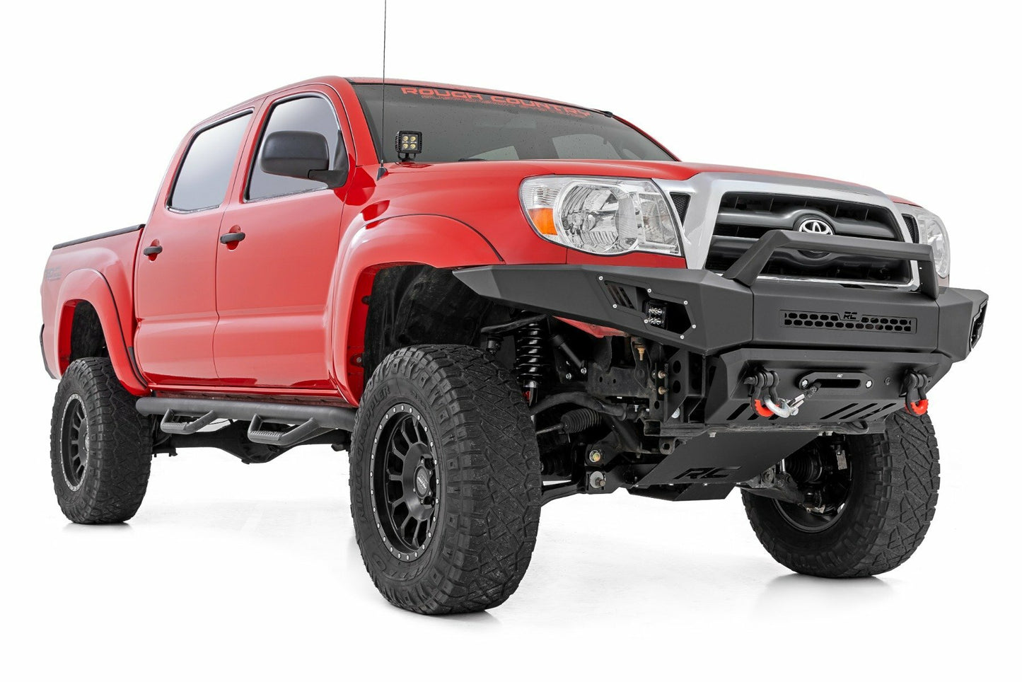 Fits Toyota Tacoma (05-15) LED Light Kit; Ditch Mount; 2" Black Pair; Spot 71087