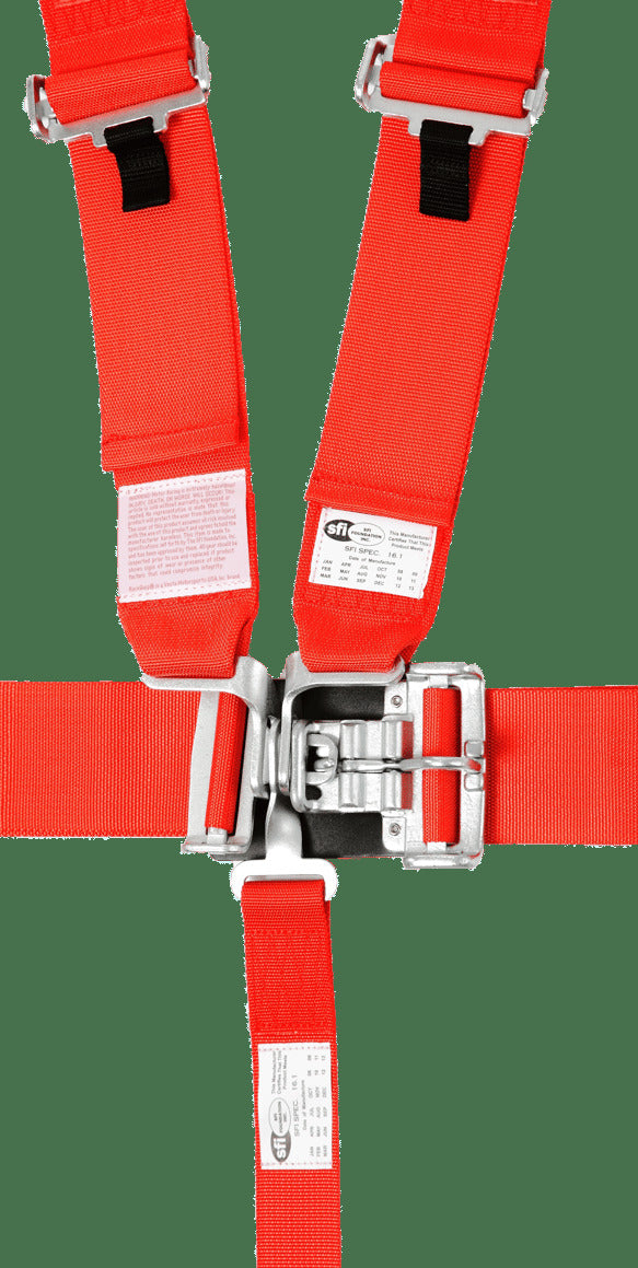 L & L 5Pt Seat Belt Red - 711011RQP