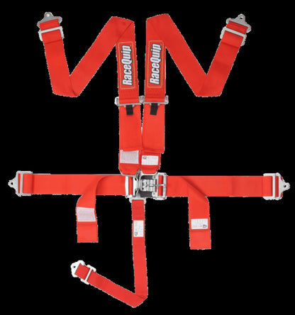 L & L 5Pt Seat Belt Red - 711011RQP