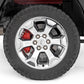 Fits Ram 1500 2WD/4WD (2019-2025) Caliper Covers; Front and Rear; Red; 71148A