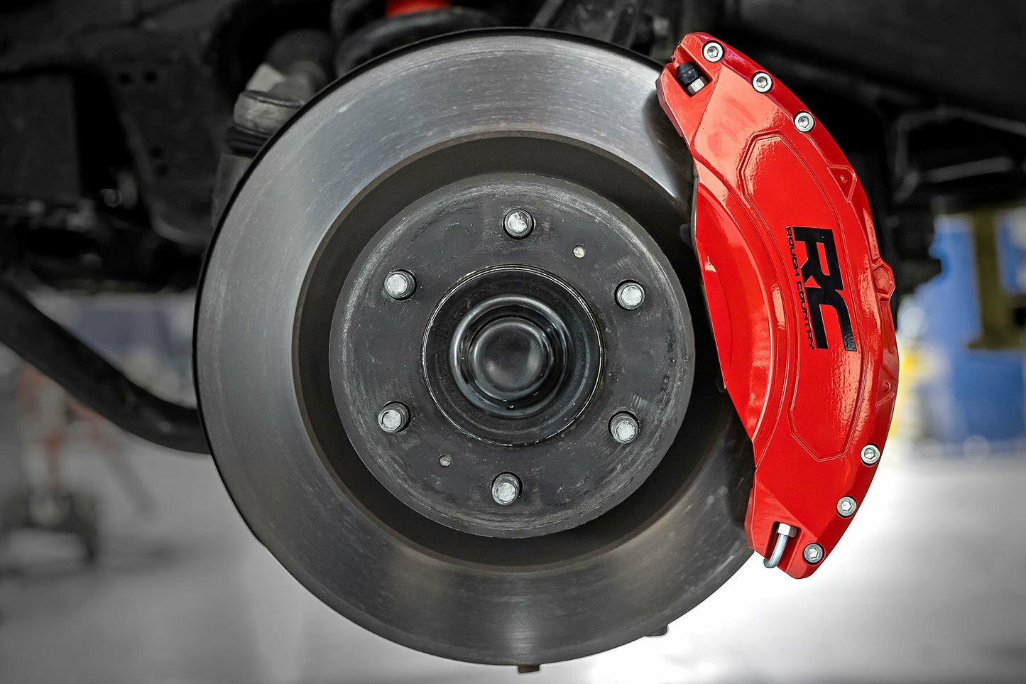 Fits Toyota Tundra 2WD/4WD (2022-2024) Caliper Covers; Front and Rear; Red 71152