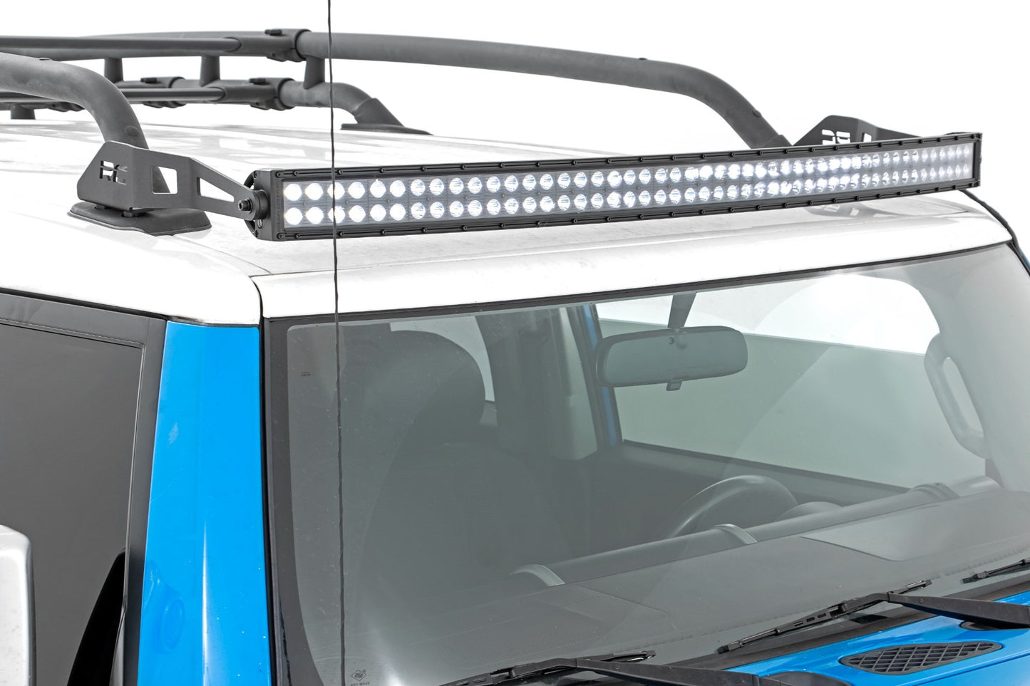 Fits Toyota FJ Cruiser(07-14) LED Light 50" Curved Dual Row DRL Black 71203