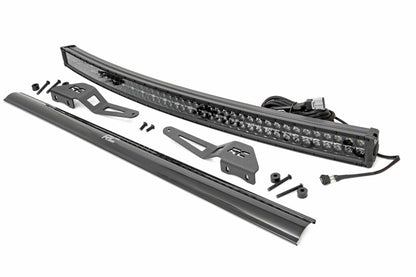 Fits Toyota FJ Cruiser(07-14) LED Light 50" Curved Dual Row DRL Black 71203