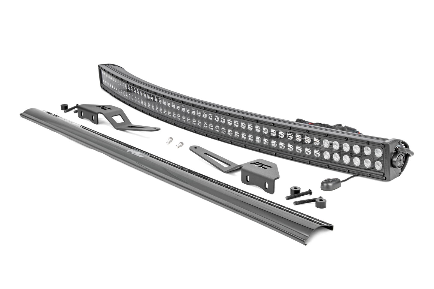 Fits Toyota FJ Cruiser (07-14) LED Light Kit; 50" Curved; Dual Row Black; 71204