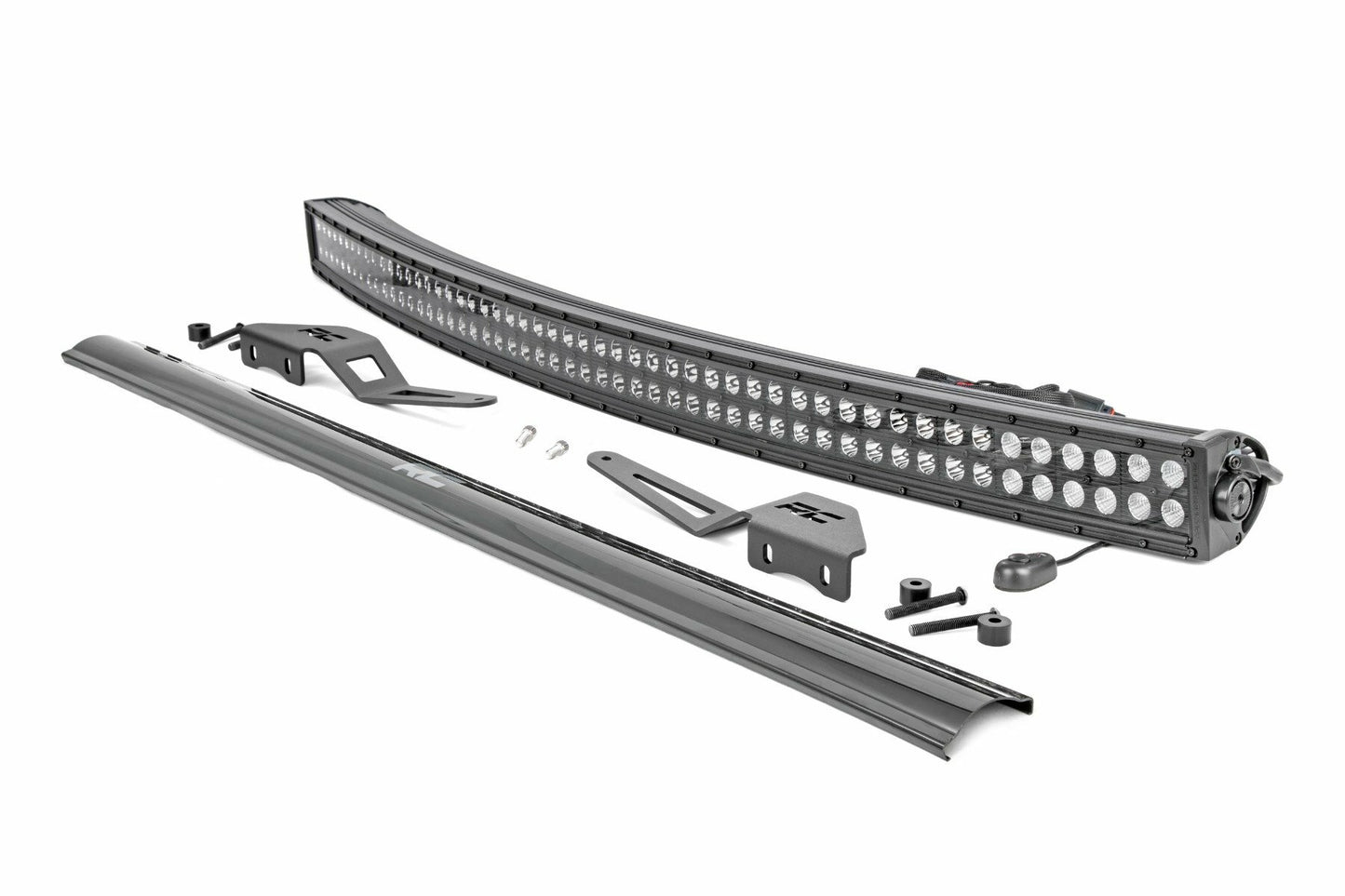Fits Toyota FJ Cruiser (07-14) LED Light Kit; 50" Curved; Dual Row Black; 71204
