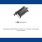 Flowmaster FlowFX Muffler 2.25 Offset In/ 2.25 Center Out Moderate Sound Stainless 71225
