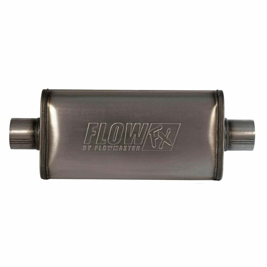 FlowFX Muffler - 3.00 Center In/3.00 Center Out - Straight Through Performance -
