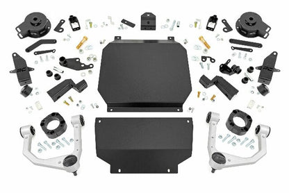 Fits Toyota Tundra 4WD (2022-2024) 3.5 Inch Lift Kit; Rear Air Ride; 71300