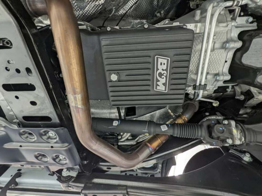 Fits 2013-2023 Ram 1500 Trucks Hi-Tek Deep Transmission Pan - Black-71395