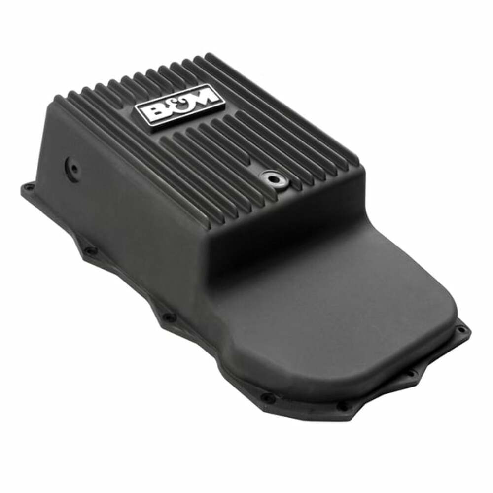 Fits 2013-2023 Ram 1500 Trucks Hi-Tek Deep Transmission Pan - Black-71395