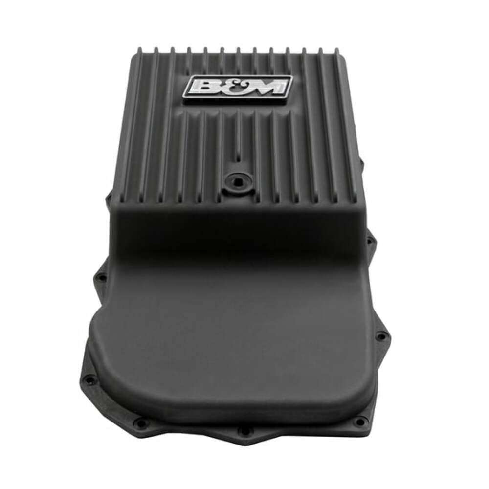 Fits 2013-2023 Ram 1500 Trucks Hi-Tek Deep Transmission Pan - Black-71395
