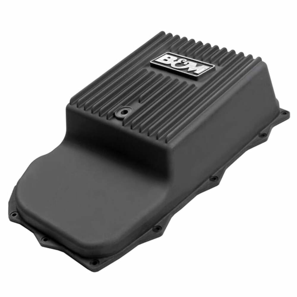 Fits 2013-2023 Ram 1500 Trucks Hi-Tek Deep Transmission Pan - Black-71395