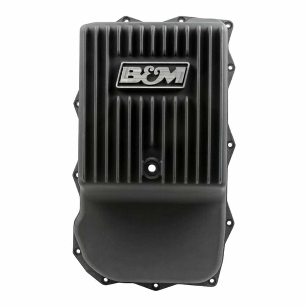 Fits 2013-2023 Ram 1500 Trucks Hi-Tek Deep Transmission Pan - Black-71395