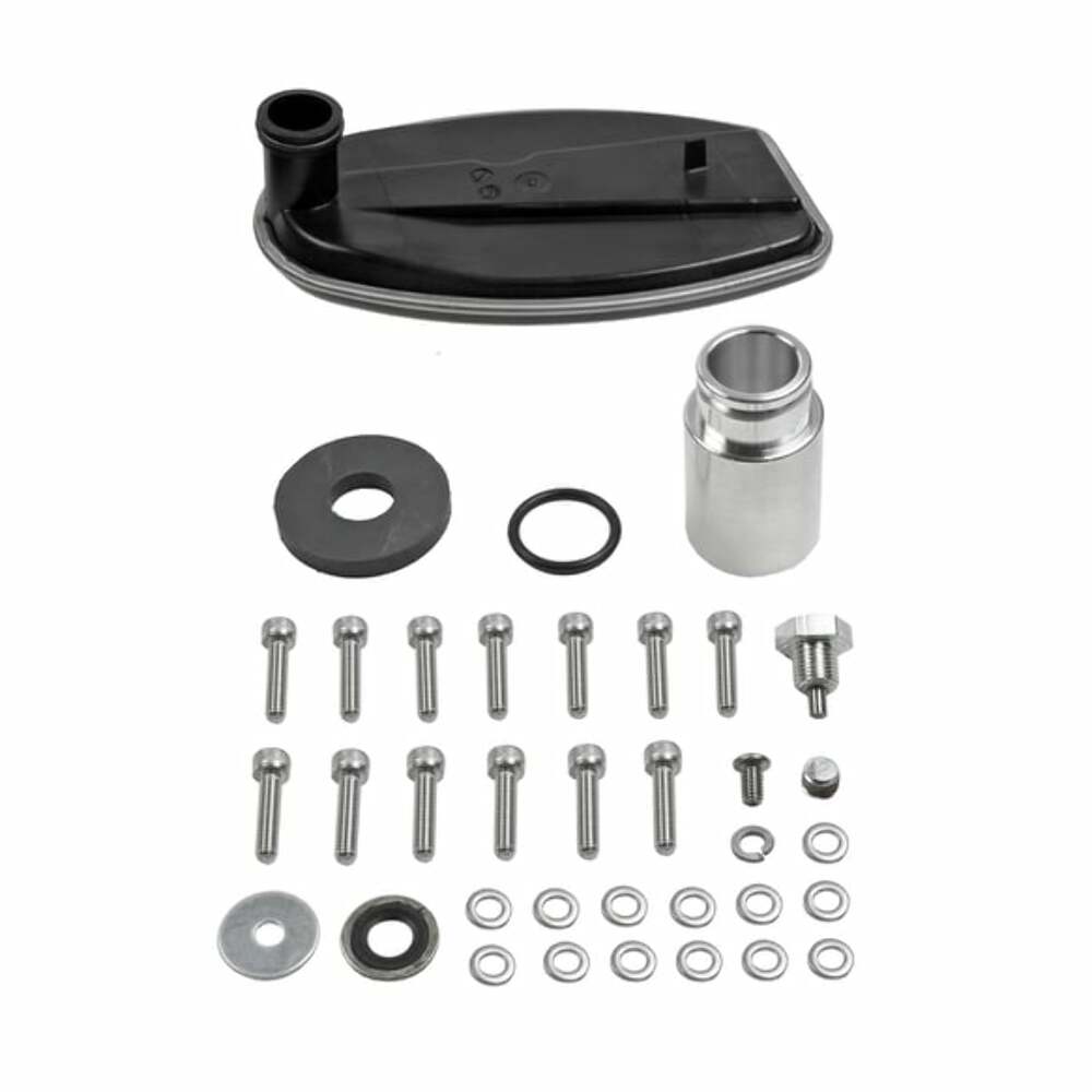 Fits 2013-2023 Ram 1500 Trucks Hi-Tek Deep Transmission Pan - Black-71395