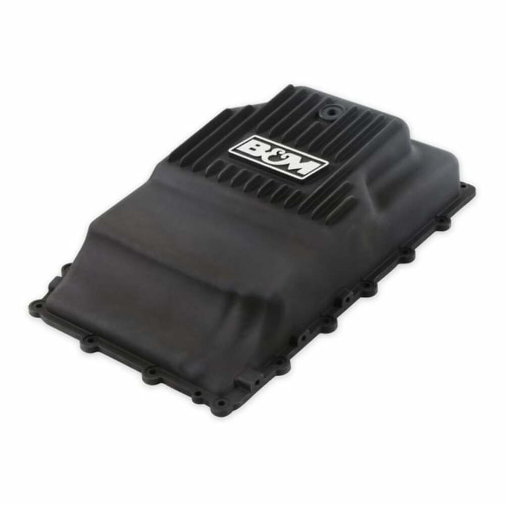 Fits 2017-2023 Ford F-150 Deep Transmission Pan-Ford 10R80-Aluminum-Black-71400