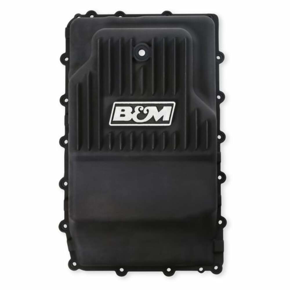 Fits 2017-2023 Ford F-150 Deep Transmission Pan-Ford 10R80-Aluminum-Black-71400