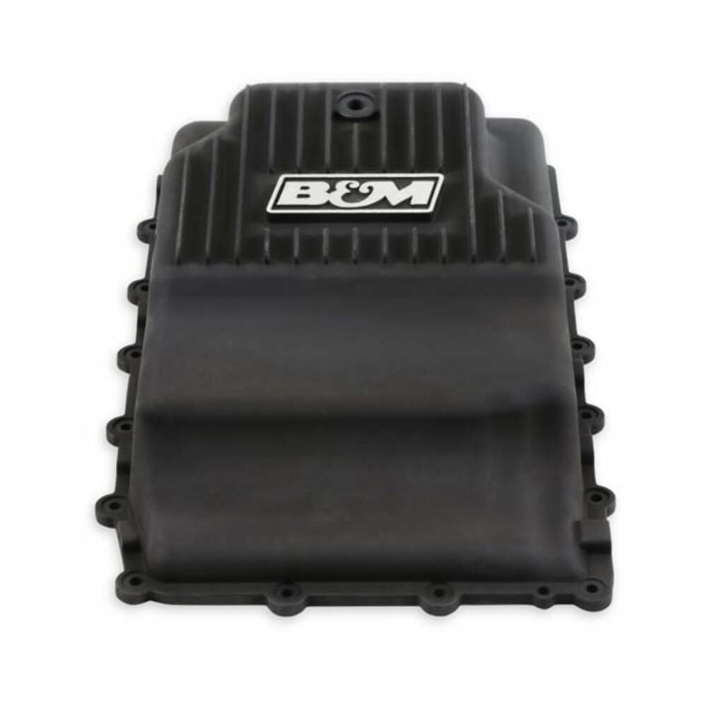 Fits 2017-2023 Ford F-150 Deep Transmission Pan-Ford 10R80-Aluminum-Black-71400
