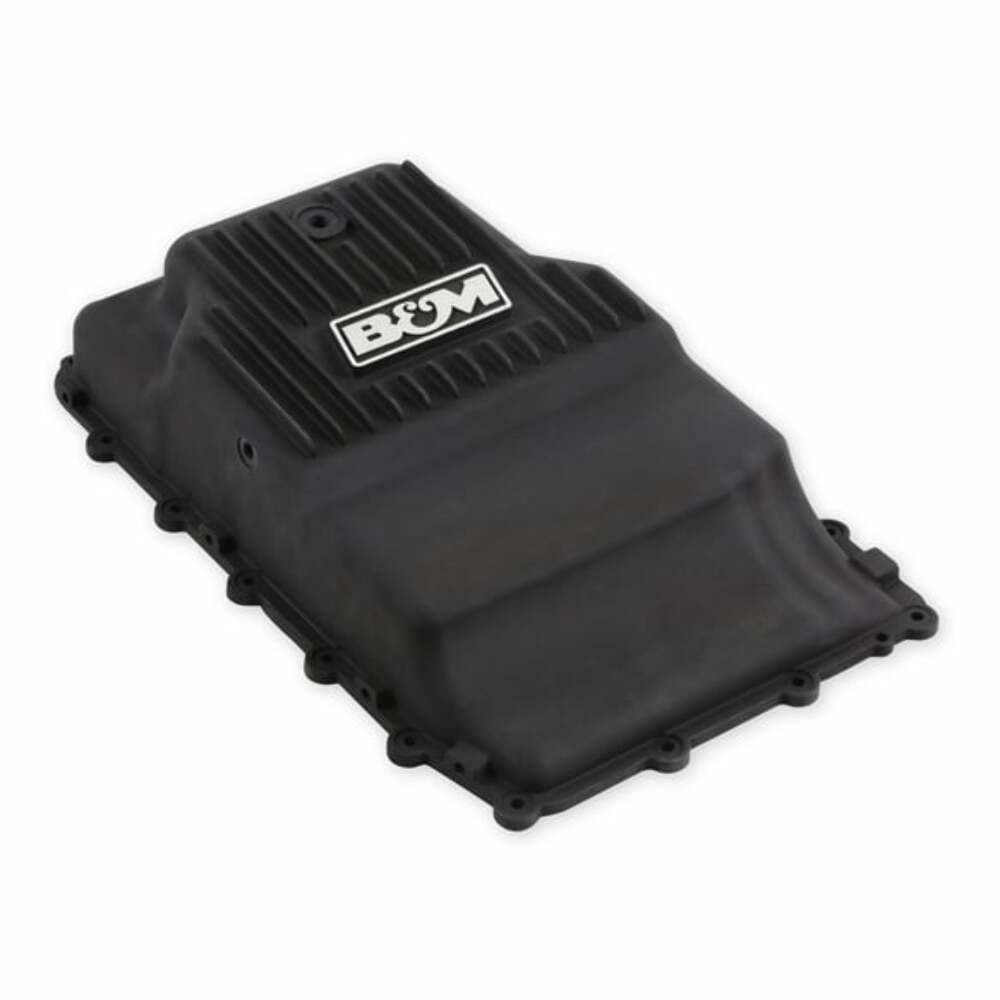 Fits 2017-2023 Ford F-150 Deep Transmission Pan-Ford 10R80-Aluminum-Black-71400