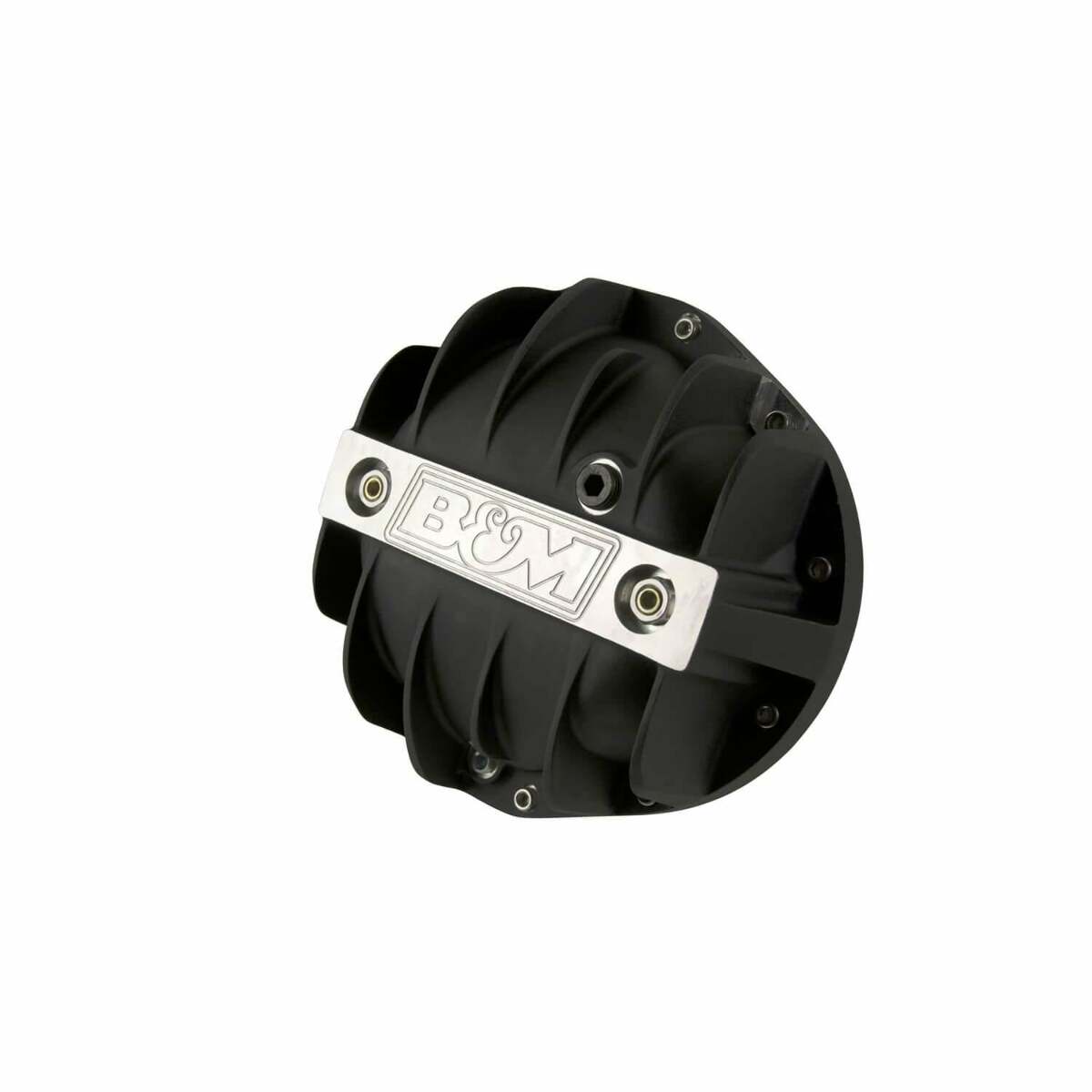B&M Hi-Tek Aluminum DifferentialCover for GM 8.875inch 12-bolt Truck-Black-71504