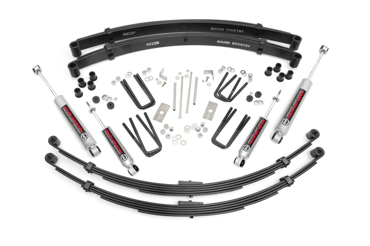 Fits Toyota Truck 4WD (1984-1985) 3 Inch Lift Kit; Rear Springs; 71530
