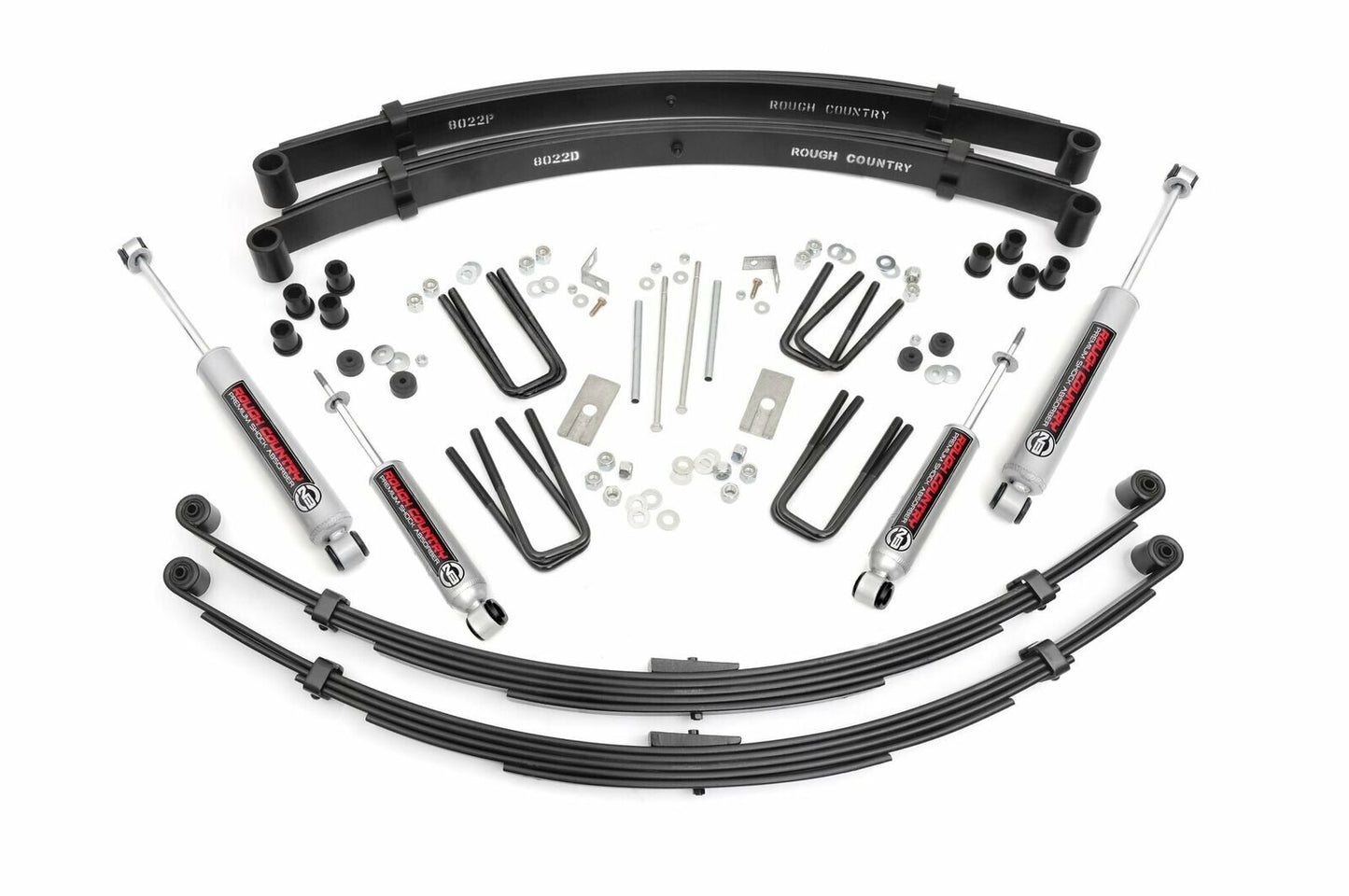 Fits Toyota Truck 4WD (1984-1985) 3 Inch Lift Kit; Rear Springs; 71530