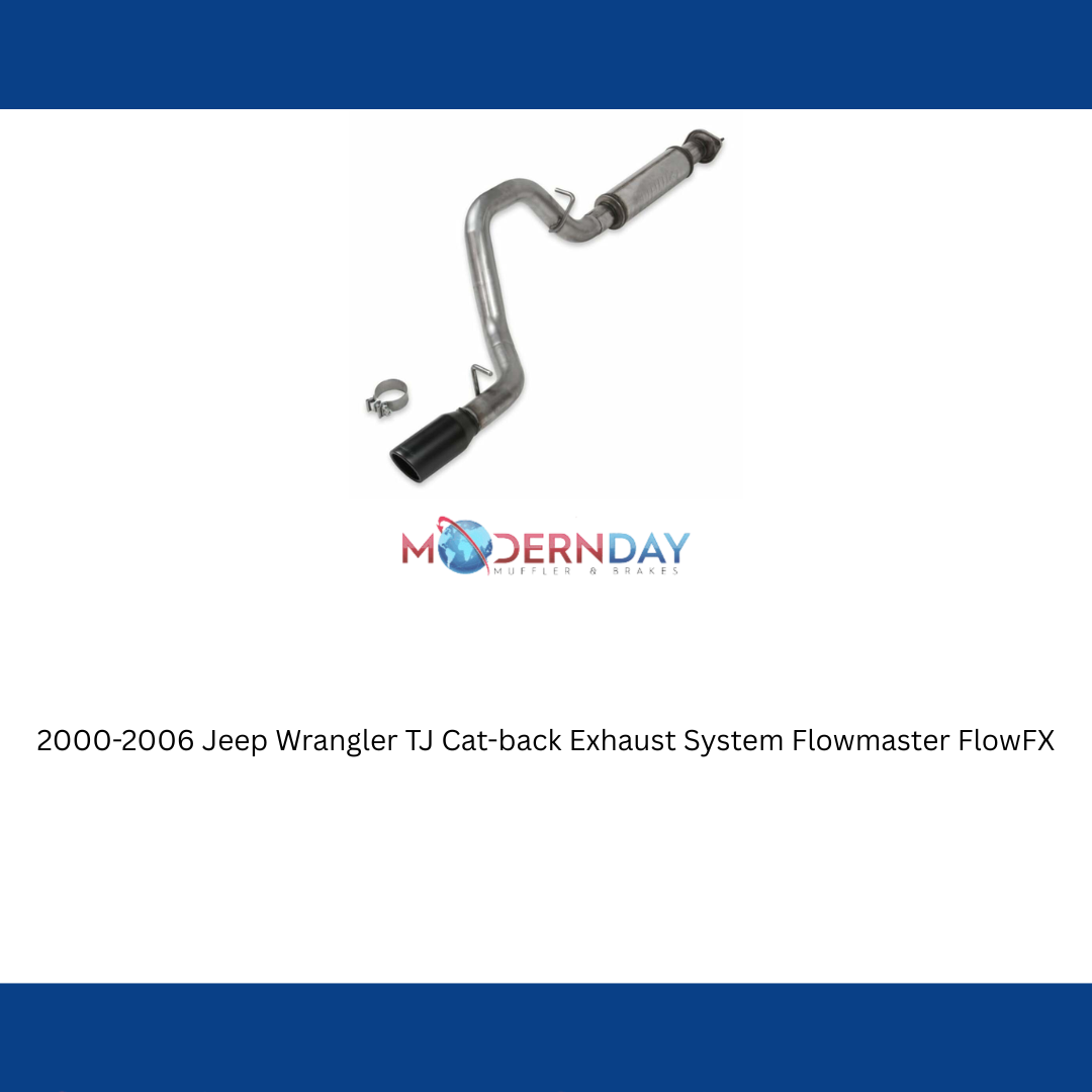 2000-2006 Jeep Wrangler TJ Cat-back Exhaust System Flowmaster FlowFX 717865