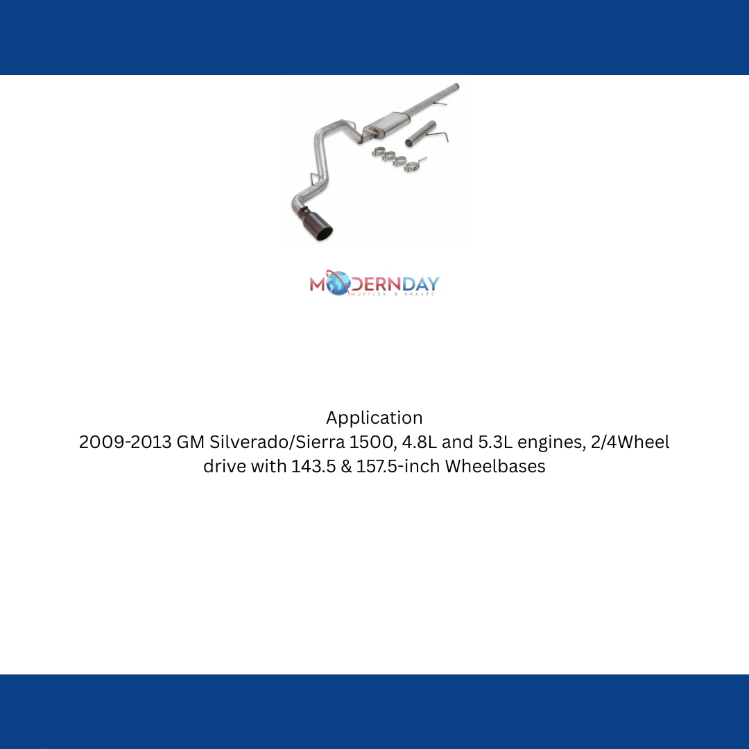 09-13 Chevy Silverado Exhaust System Cat-Back Flowmaster 717874