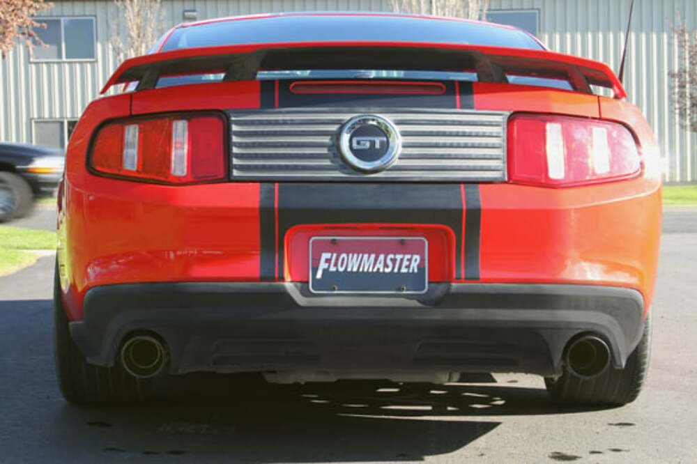 Fits 2012 Ford Mustang; Flowmaster Axle-Back Exhaust System - 717879