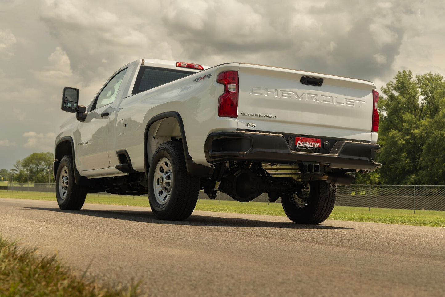 Fits 20-26 GM 2500HD/3500HD 6.6L Gas Eng FFX Cat-Back Single Exit Exhaust System